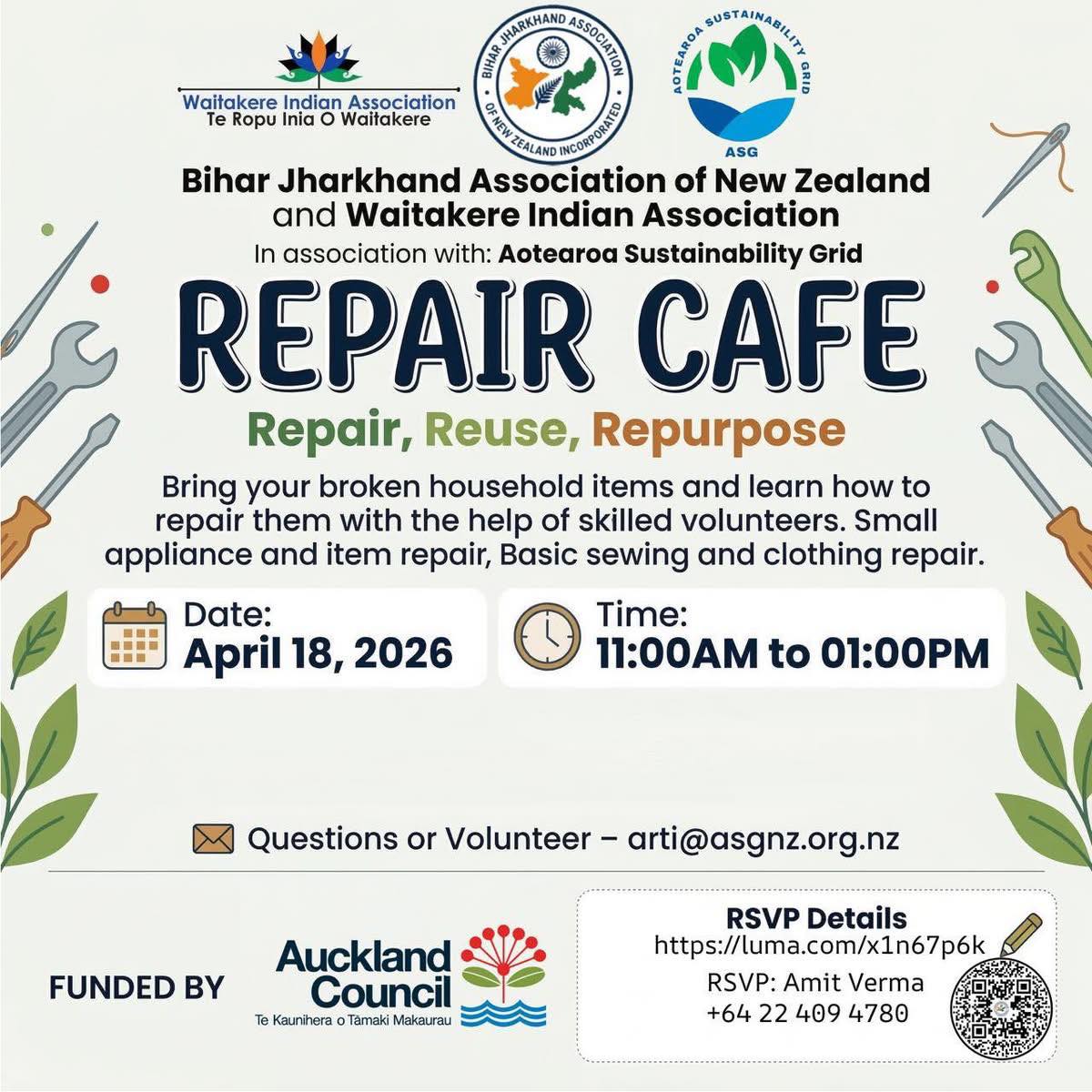 Community Repair Cafe 2026